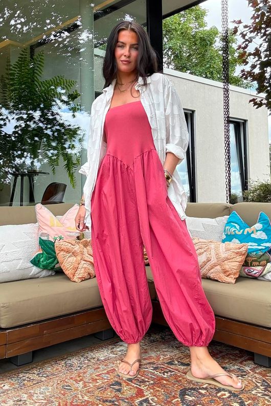 Bambalino Jumpsuit Rhubarb Rose